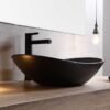 TC-236bk-gs9.jpg Wastafel cuci tangan oval keramik hitam mewah modern