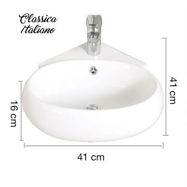 TC-239-Classica-Italiano-wastafel-sudut-gantung-sketch.jpg Wastafel mini gantung sudut keramik Classica Italiano modern anti noda