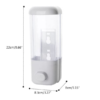 TS-053-dimension.png Tempat sabun cair soap dispenser shampoo dinding hand soap