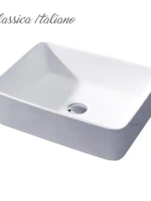 Classica Italiano Wastafel kamar mandi keramik mewah modern kotak