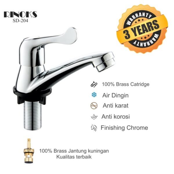 b73814b0-dad3-4ff1-b70a-53f06108d163.jpg Keran wastafel RINOKS SD-204 stainless kuningan model tanam anti karat