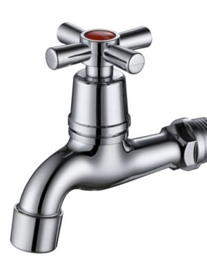 Keran cuci piring kran air Kran tembok Serba Guna ABS 30039 Chrome
