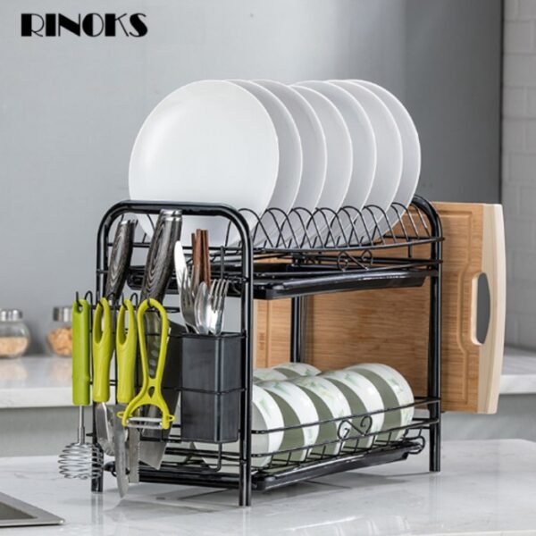 bb6bb31d-3295-44a1-a970-03341054585e.jpg Rak pengering piring dapur rak multifungsi - 2 susun
