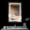 Classica Italiano kaca cermin kamar mandi LED 60x80 teknologi sentuh