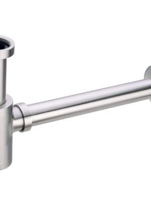 Pipa siphon selang Bottle Trap pembuang wastafel stainles Chrome