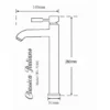 Classica Italiano Keran stainles wastafel model bambu anti karat ITL-7056 sketch