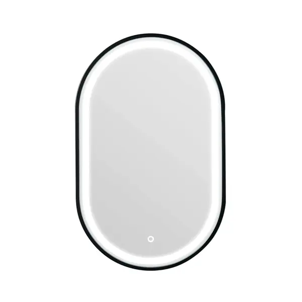 Classica Italiano kaca cermin mirror LED 50x90 oval teknologi sentuh