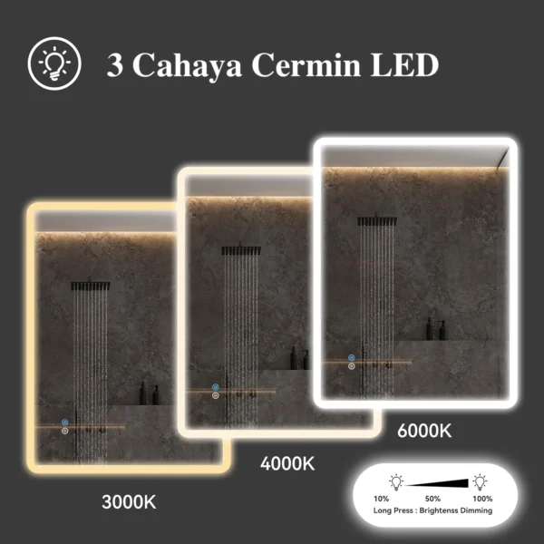 Cermin Anti Embun J-08