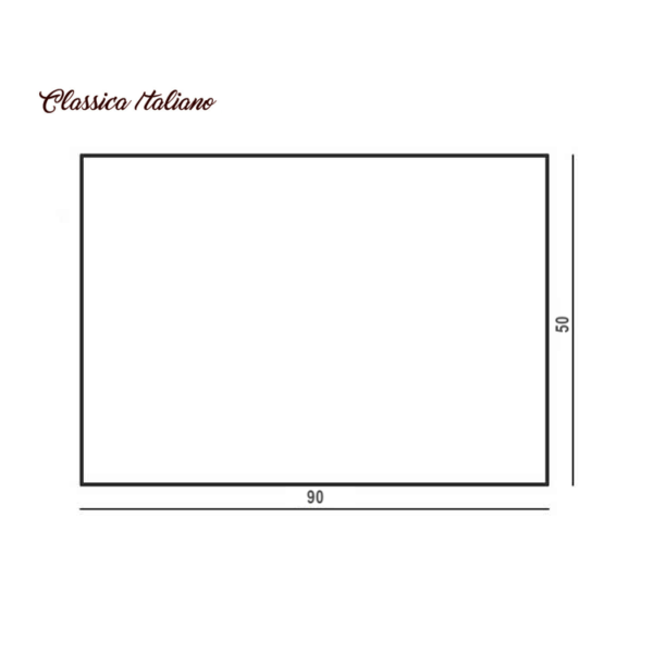 j-08-kaca-cermin-led-90x50-sketch.png Classica Italiano cermin kamar mandi LED 90x50 kotak teknologi sentuh