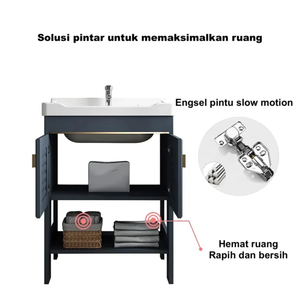 Kabinet Wastafel aluminium Komotini