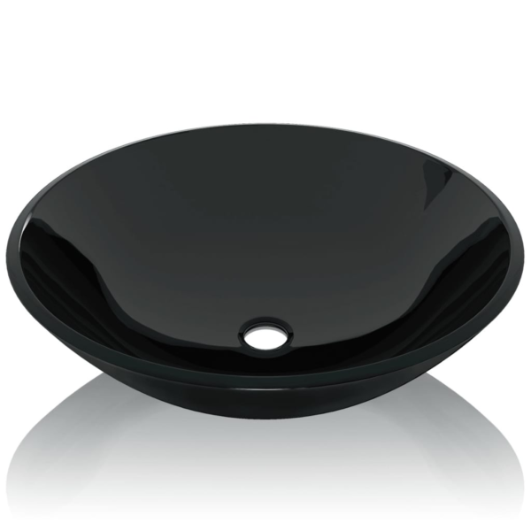p-9-Classica-Italiano-wastafel-kaca-mewah-modern.png Classica Italiano Wastafel Kaca Bulat hitam modern anti noda