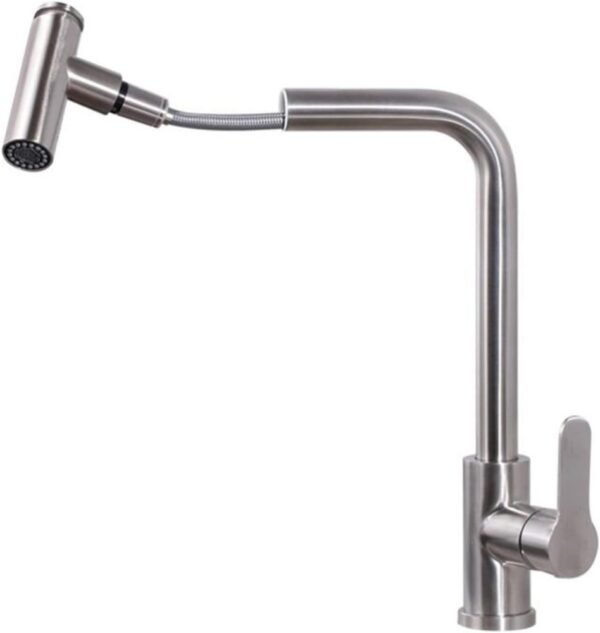 Kran dapur tarik mixer multifungsi RINOKS SD-742 panas dingin fleksibel