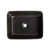 Wastafel kamar mandi keramik hitam modern Classica Italiano TC-037