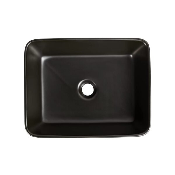 Wastafel kamar mandi keramik hitam modern Classica Italiano TC-037