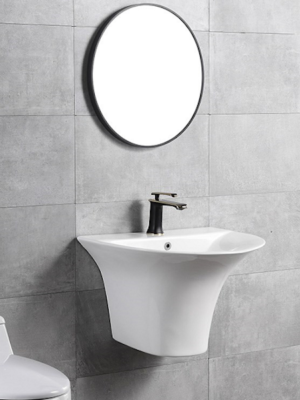 Wastafel keramik semi-pedestal CLASSICA ITALIANO modern anti noda