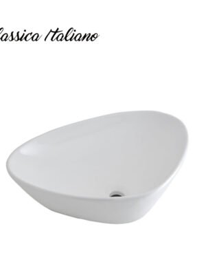Classica Italiano Wastafel keramik segitiga desain italia anti gores