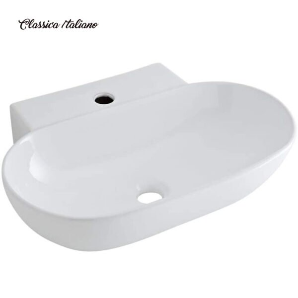 Classica Italiano Wastafel keramik gantung mewah modern anti noda