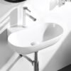 Classica Italiano Wastafel keramik gantung mewah modern anti noda