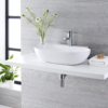 Classica Italiano Wastafel keramik gantung mewah modern anti noda