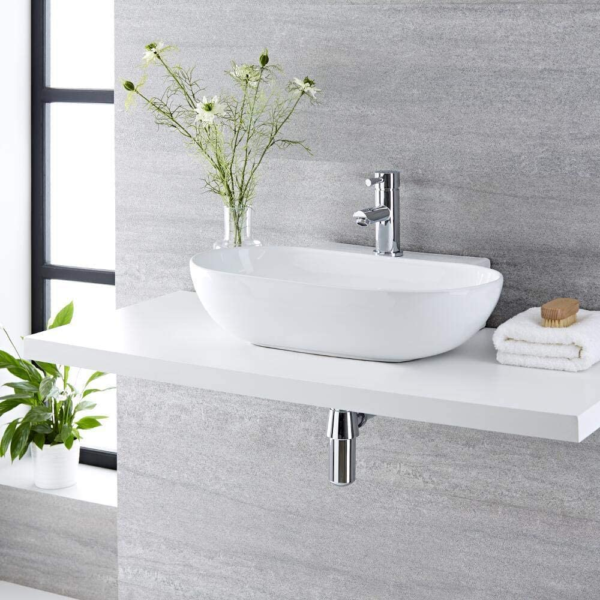Classica Italiano Wastafel keramik gantung mewah modern anti noda
