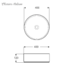 tc-238-sketch.png Wastafel kamar mandi bulat hitam CLASSICA ITALIANO